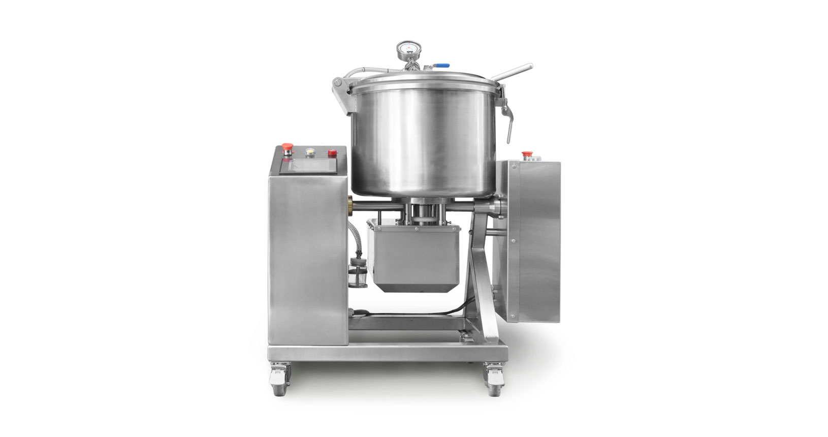 A meat marination machine with vacuum to produce tender and well marinated meat in a short amount of time 