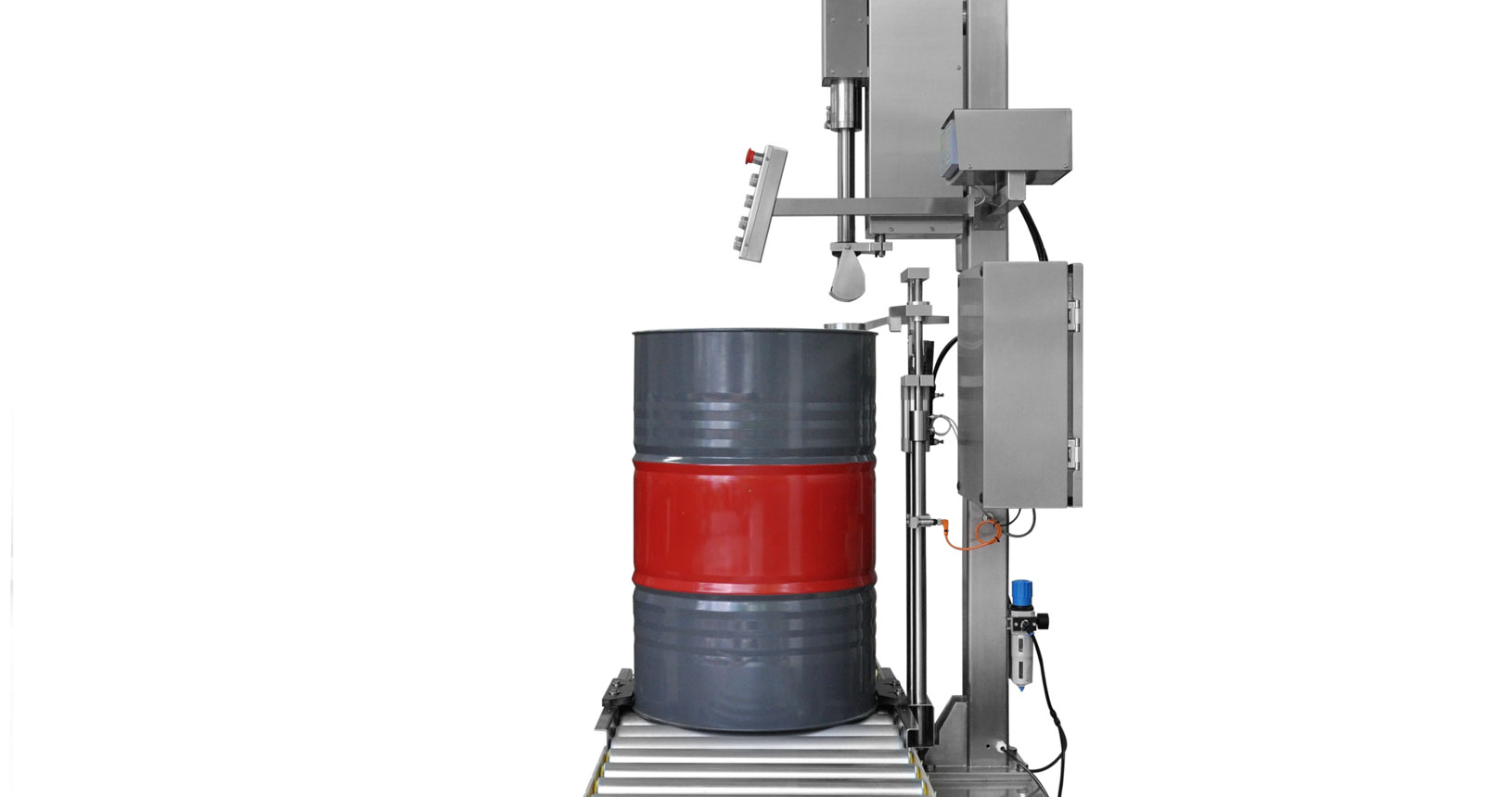 Drum filling machine for 200 liters drums